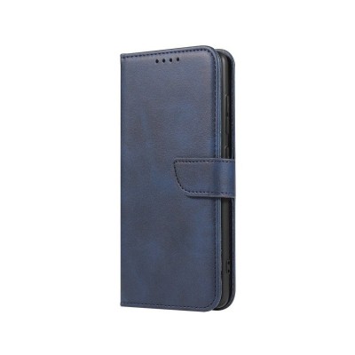 Husa Samsung Galaxy A51, Magnetic Book, Piele Ecologica, Albastru
